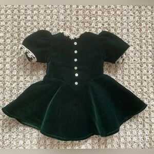 Pleasant Company 1996 Molly green velvet dress
